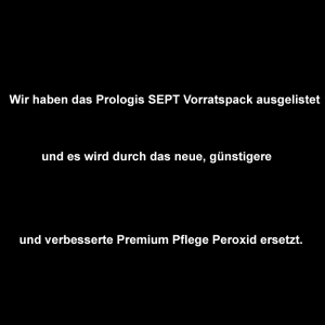 Ersatz fr PROLOGIS SEPT Vorratspack Premium Pflege Peroxid 2x360ml, 2 Behlter mit Kat