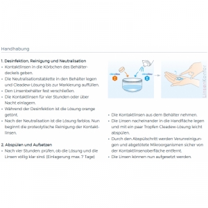 Cleadew for soft Sparpack 6 x a (385ml + 30 Tabletten + Behlter) Ophtecs