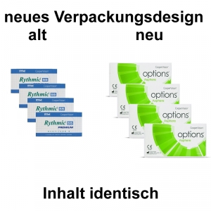 Rythmic 55 Premium - 4 Boxen - 24 Linsen sind jetzt Options Asphere  4 Boxen - 24 Linsen