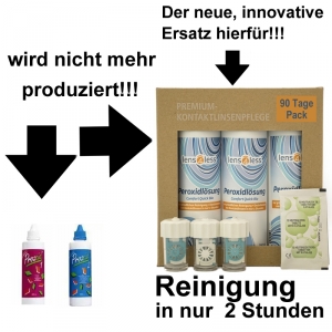 --Neu--Aus Proxcid 1 und 2 von Disop wird lens4less Peroxid Comfort Quick Bio 3x250ml fr 90 Tage